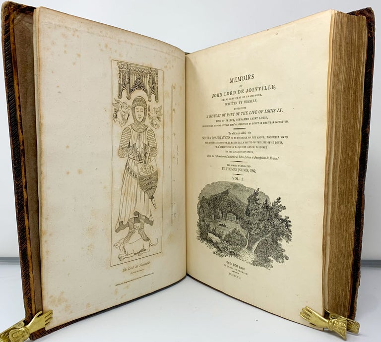 Item #205 Memoirs of John Lord de Joinville . . . Containing a History of Part of the Life of Louis IX . . transl., Private Press, Wales, Crusades, Lord John de Joinville, Thomas Johnes.