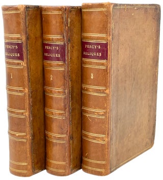 Item #216 Reliques of Ancient English Poetry. Thomas Percy