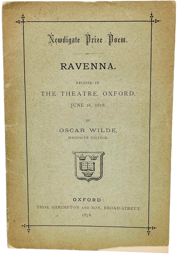 Item #236 Ravenna. Oscar Wilde.