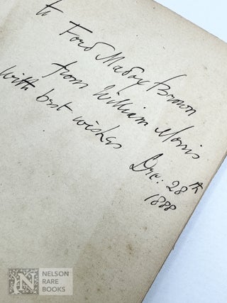 Item #283 [Presentation Copy from William Morris to Ford Madox Brown]. A Tale of The House of...