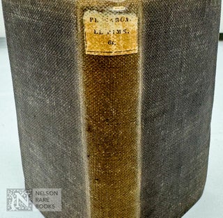 Item #313 [Early Publisher's Cloth Binding]. Le Rime. Francesco Petrarca, Petrarch