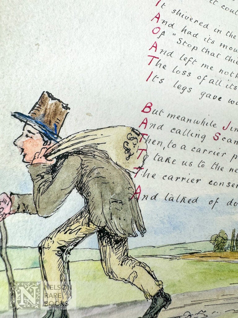 Unpublished Whimsical Illustrated Children's Book . The Roving