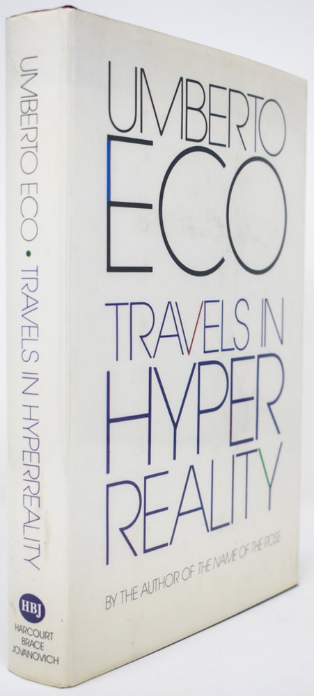 Item #78 Travels in Hyperreality [Signed]. Umberto Eco.
